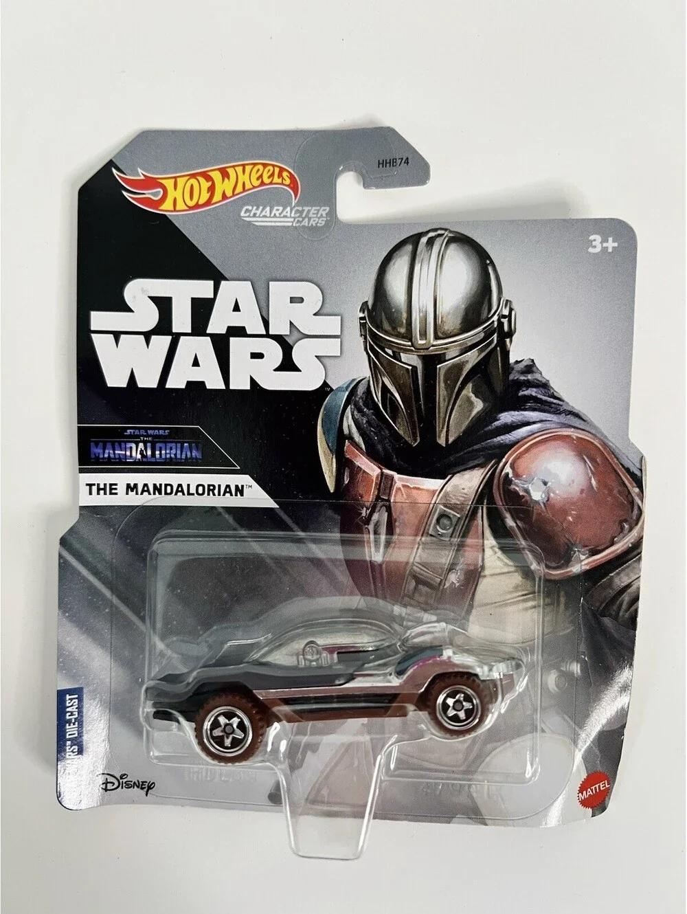 Hot Wheels 2022 Character Cars STAR WARS The Mandalorian Star Wars Die-Cast 1/64